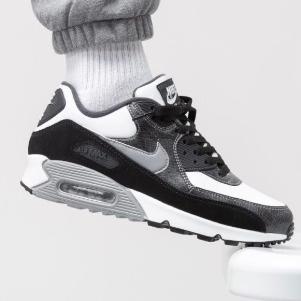 Nike Air Max 90 Python Black White - Picture 5 of 8